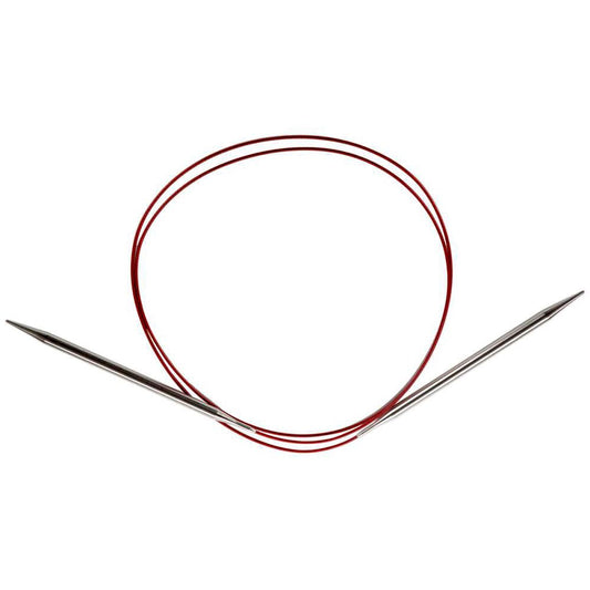 ChiaoGoo Red Lace Circular 47 inch (119cm) Stainless Steel Knitting Needle Size US 6 (4mm) 7047-6