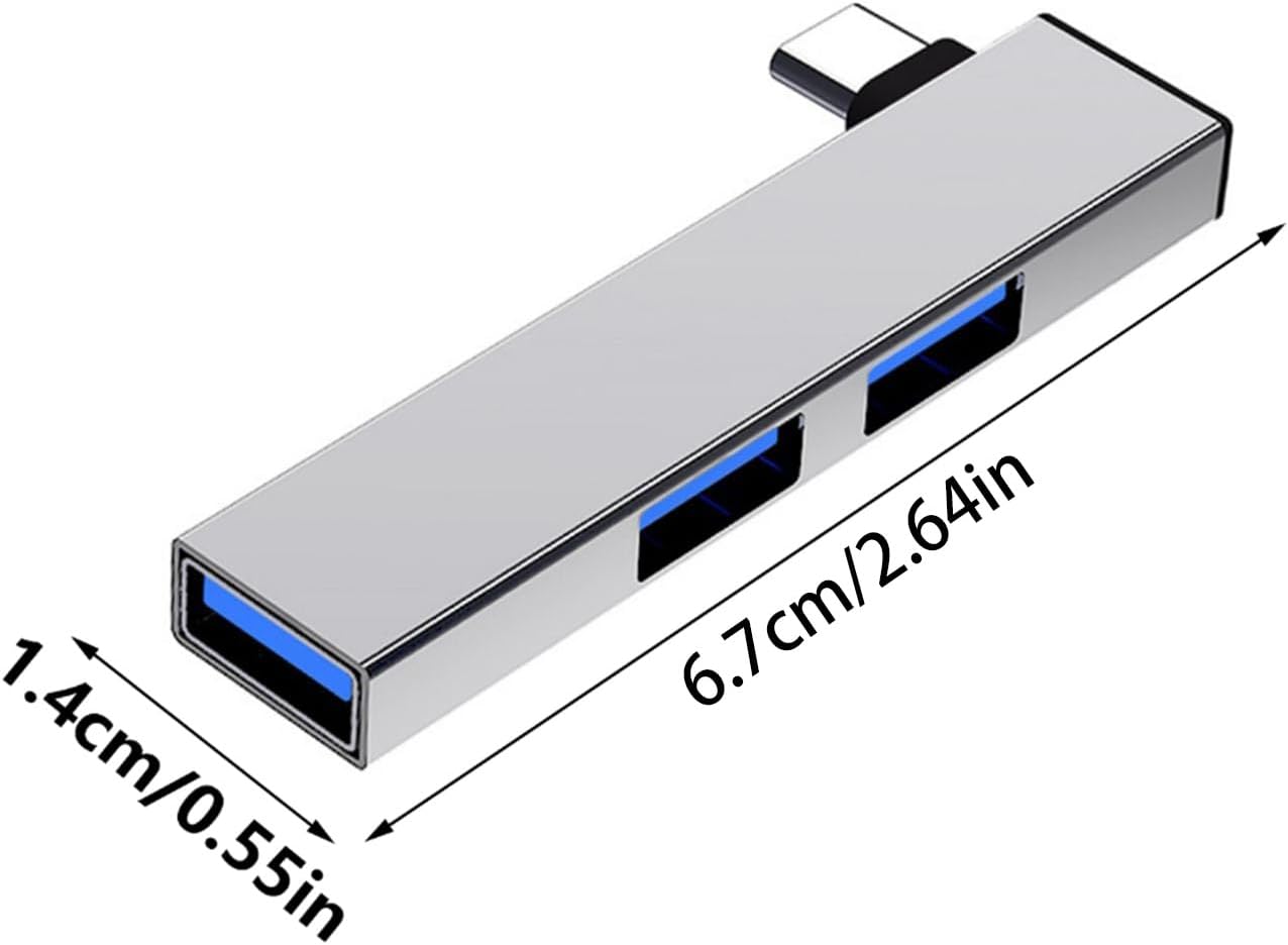 BOLOUY 4 2 USB2.0 1 USB3.0, Docking Station USB C Hubs with Port Data Hubs for Laptop, Portable Docking Station