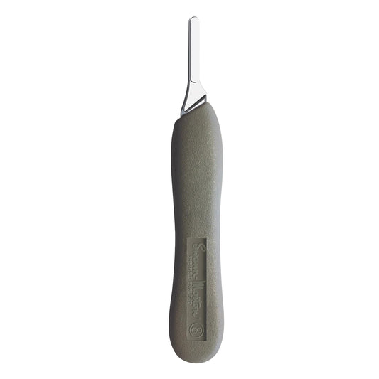 Swann Morton Ergonomic Scalpel Handle No. 8 - Plastic Design, Compatible with Blades 60 & 70, Surgical Knife Handle, Tool for Lab & Hobby Use, Precision Instrument