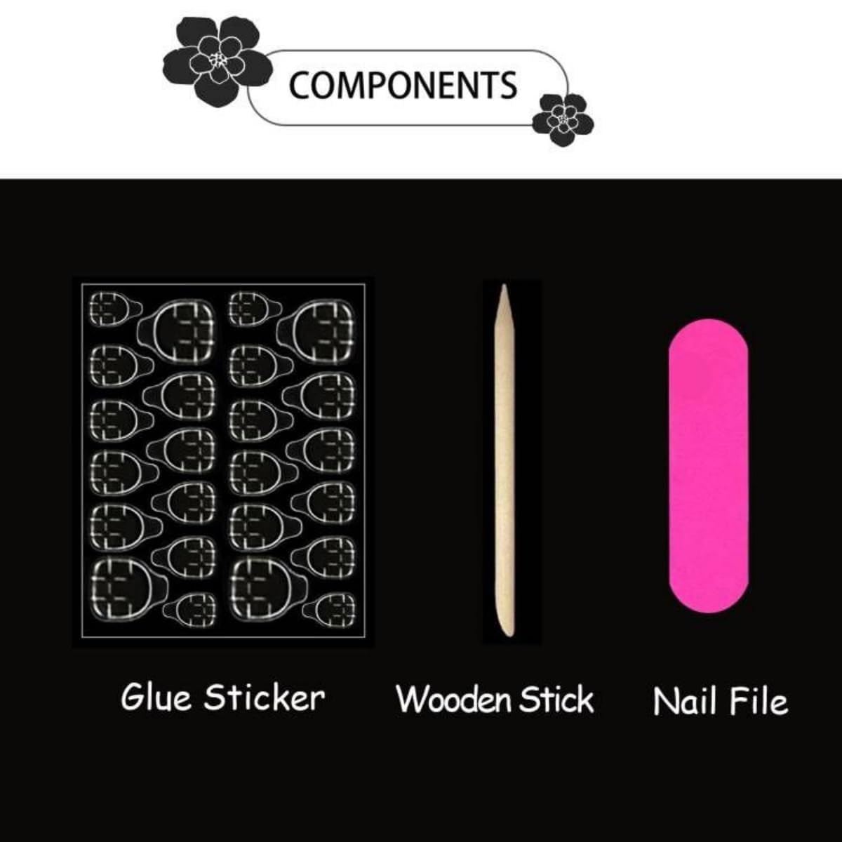 Oval Press on Nails Short, Colorful Star & Polka Dot Fake Nails Y2K Retro Style, Multicolor Full Cover Acrylic False Nails press ons for Women Girls, Cute Mix & Match Design 24Pcs