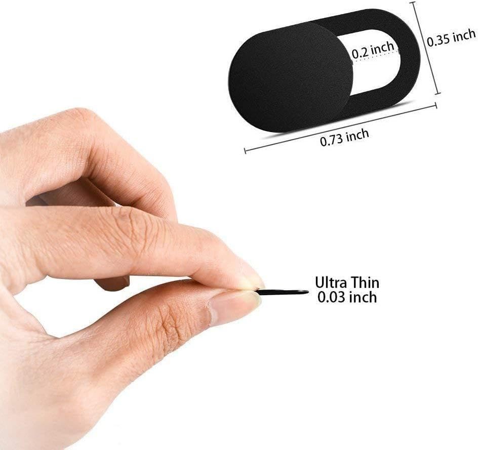 Fonus 12.9" (3rd/4th/5th/6th Privacy Camera Cover Security Blocker Webcam Closure Compatible with iPad Pro Gen), Black