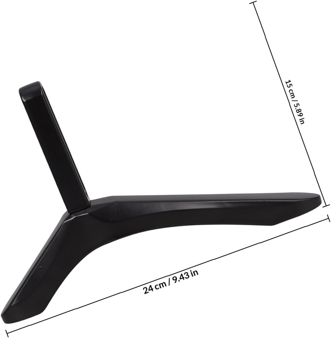 COHEALI Adjustable TV Stand Tabletop Base Bracket with Screws, Aluminum Alloy Desktop TV Mount Riser Stand for LCD LED