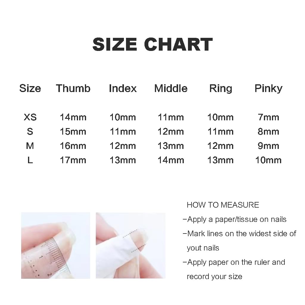 GLORS Almond Press-On Nails, Nude with Crystal Rhinestones and Star Design, Handmade False Nail 10 Pieces (Small, Almond)