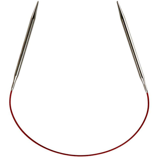 ChiaoGoo Red Lace Circular 16 inch (41cm) Stainless Steel Knitting Needle Size US 10 (6mm) 7016-10