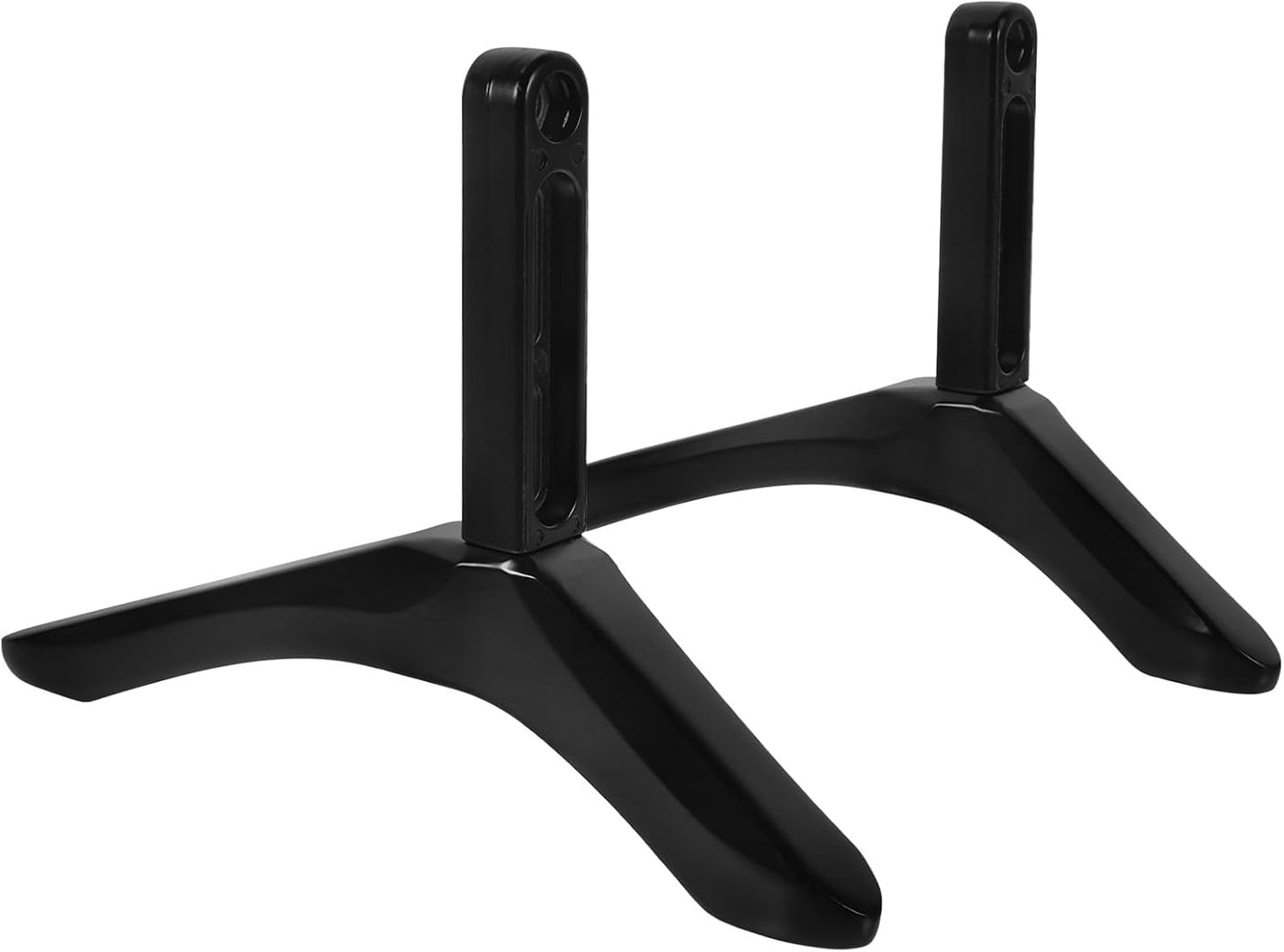 FRCOLOR Tv Support Bracket and Base Stand with Screws Black Desktop Tv Holder Pedestal Feet for Living Room and Office