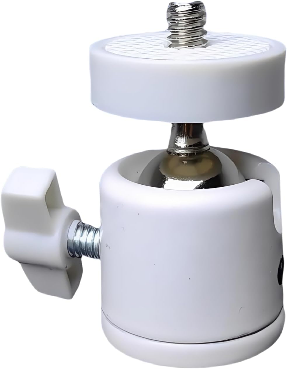 1/4" 360 (7.87"+7.87" 1/4" Foldable Projector Wall Mount | White Heavy-Duty | Screw | Rotatable | Universal for Mini