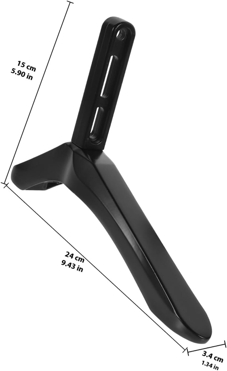BESPORTBLE Tv Stand Base Replacement with Screws Stable Black Tv Holder Bracket for Desktop Use for Flat Screen