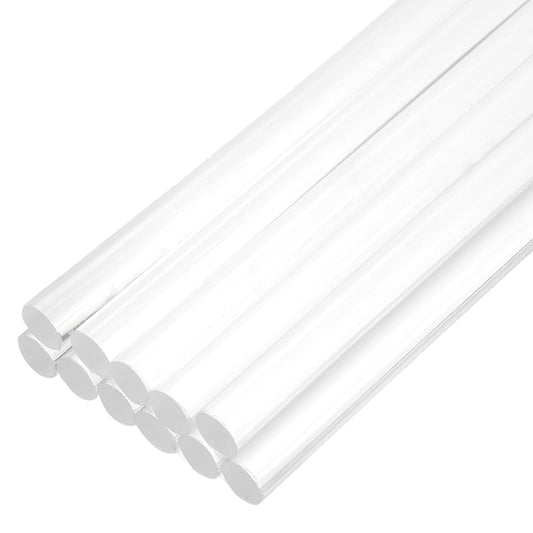 uxcell Mini Hot Glue Sticks for Glue Gun 11mm x 200mm Clear 12pcs
