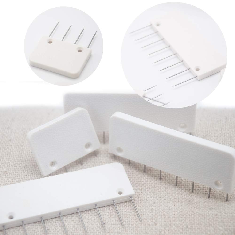LAMXD Knit Blocking Pins Kit - 25 Pcs Knit Blockers & 100 T-pins Kit for Blocking Mats- Knit Blocking Combs for Blocking Knitting, Crochet, Lace or Needlework Projects, use for Knitting Mat
