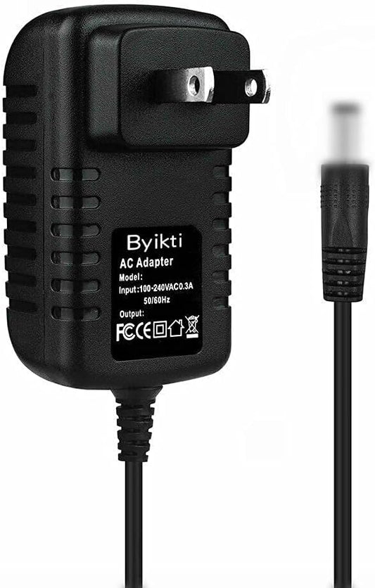 Byikti 20072-401 20072401 12 AC Adapter Replacement for Fulcrum LED Magnifier Adjustable Floor Lamp