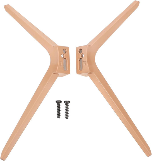 Cabilock 1pair Tv Stand Base Replacement Sturdy Tv Brackets for Home to Install Desktop Mount Legs for Led Screens Dual