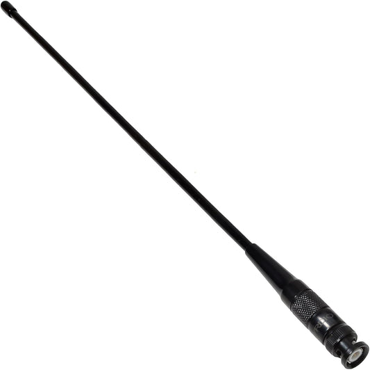 TWAYRDIO 15" 462-467MHz GMRS Radio Whip Antenna with BNC Connector for GMRS Handheld Radios Walkie Talkies
