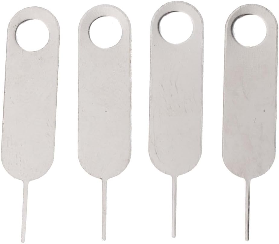 100pcs Mikikit Universal Sim Tray Eject Pin Tool for Mobile Phones, Hard Steel Removal Needle, Compatible