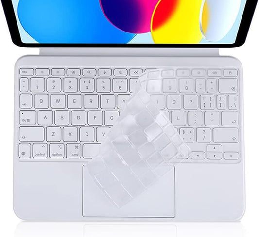 UHamn 2022 10 10.9 inch 10th 2024 11 inch M4 A2836 A2837 Ultra Thin Clear Keyboard Cover Skin Compatible with Apple