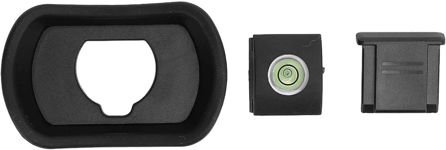 Vikye GFX100II, 100, XH1, XH2S, GFX50S, T5, T4 Camera Viewfinder Eye Cup, Hot Shoe Cover, Bubble Level for X - X