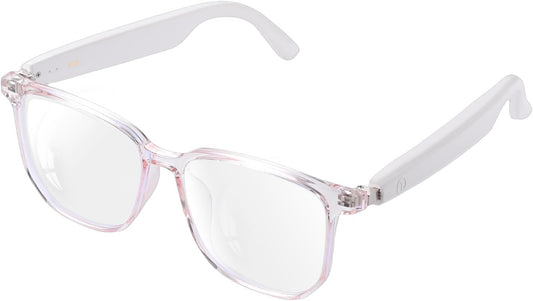Tulbeys 5.3, Smart Glasses for Women, Blue Light Filtering LensesBluetooth Audio & Mic, Intelligent Touch,Open-Ear