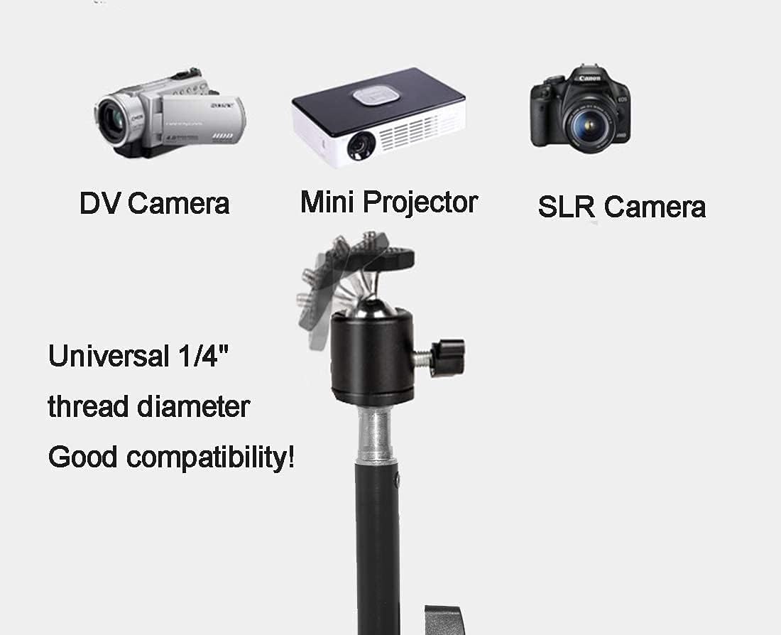 Coret 20" 61" 360 3pound) Tripod Stand, Mini Projector Stand,Lightweight Portable Projector Photography Stand Camera