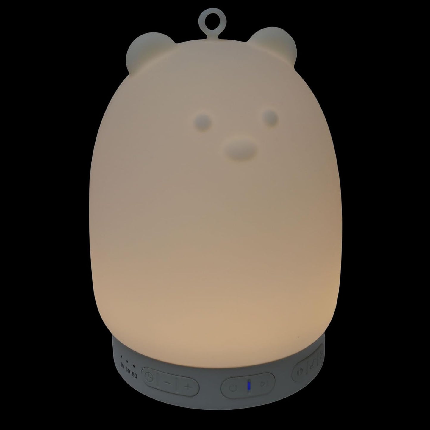Dimmable 3 31 Focket Silicone Night Light, Brightness Bluetooth Speaker with Sounds White Noise Machine for Kids