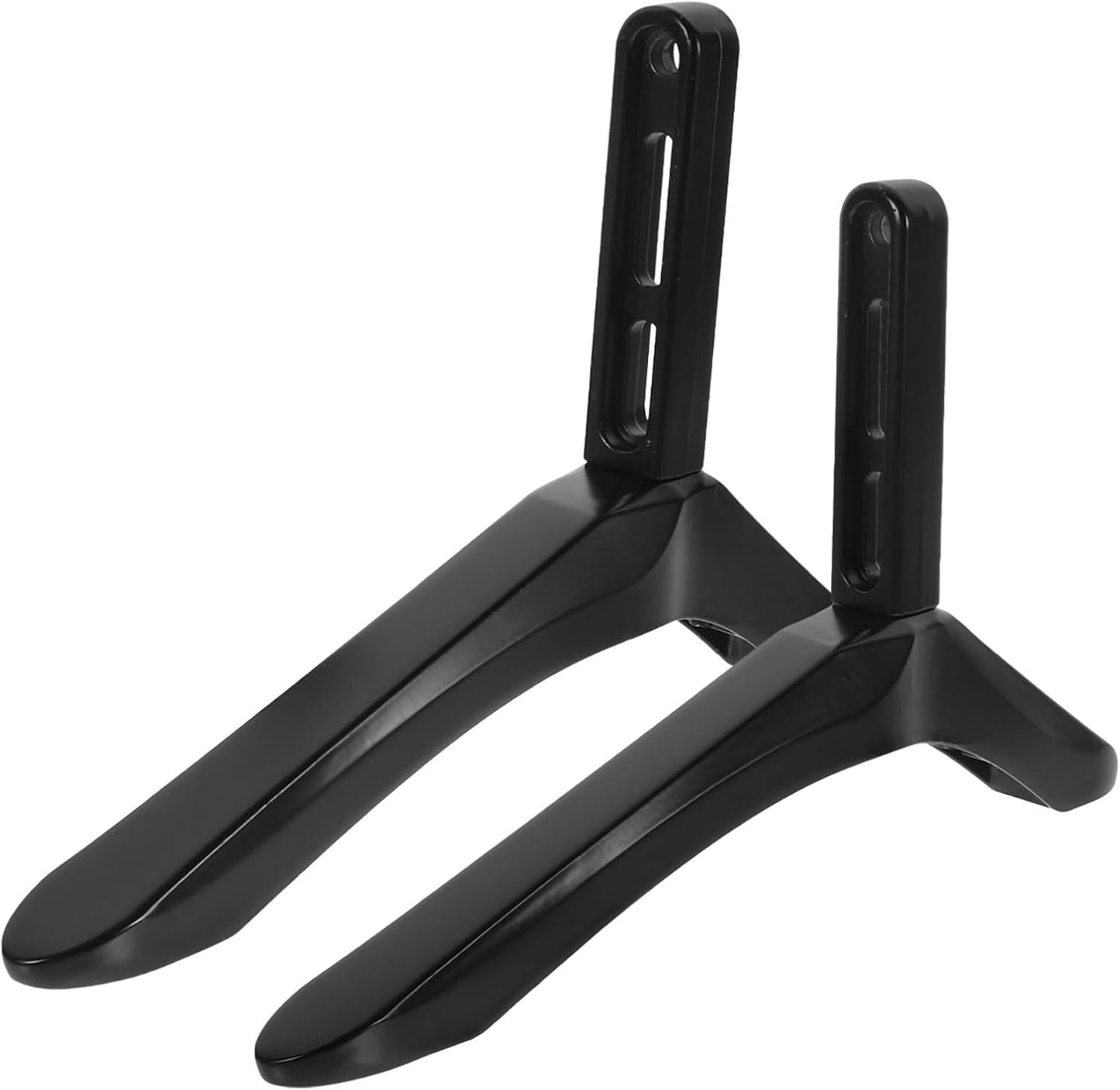 CONGARTENO TV Support Bracket with Screws Black TV Base Pedestal Stand Support for Household Entertainment Furniture