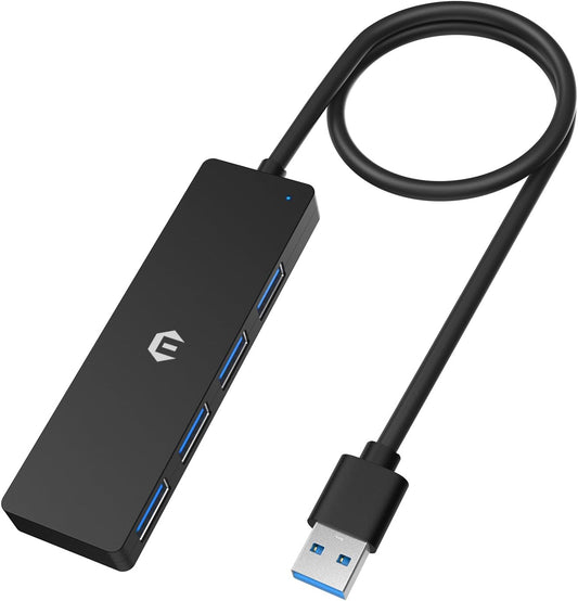 Tymyp 3.0 4 5Gbps, USB Hub, Port USB Hub, Swift Data Transmission at Swiftly Expand Laptop Connectivity for Flash