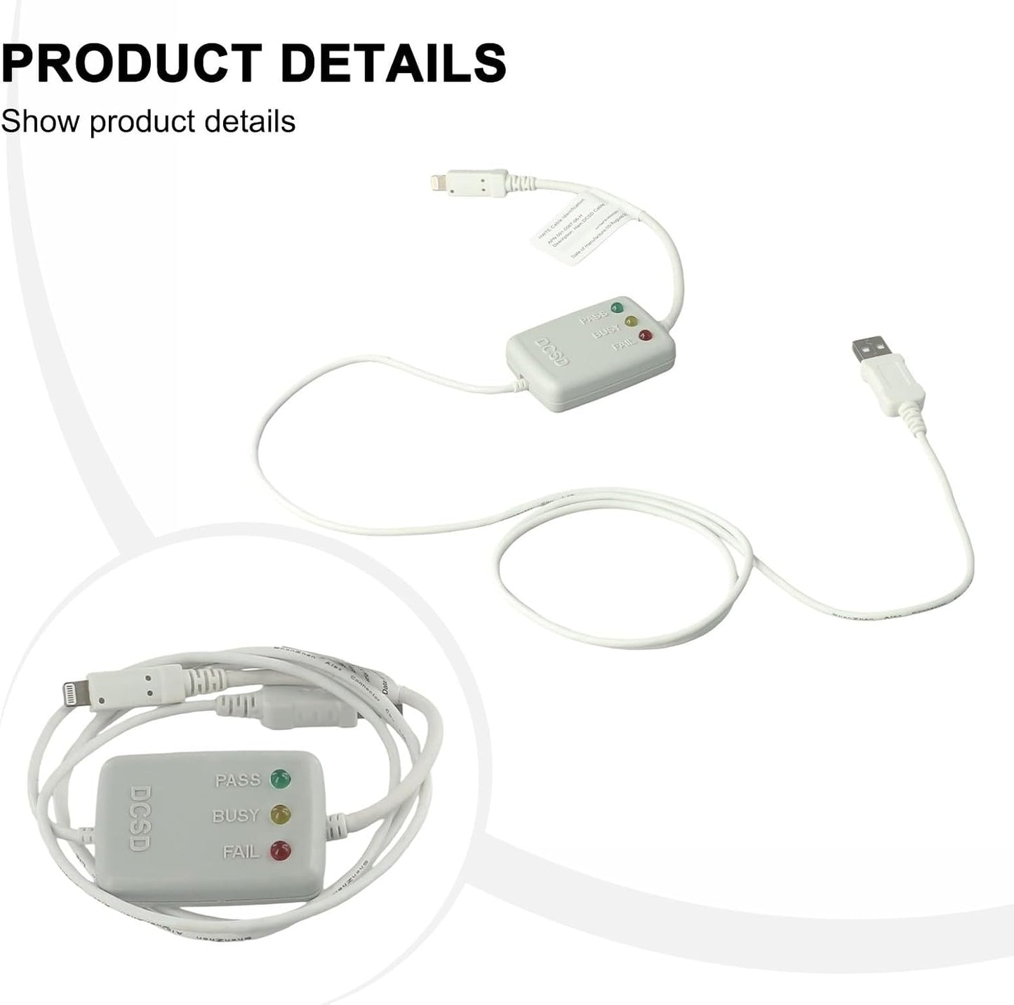 Tufgo FT232 DCSD Serial Cable USB to Serial Bridge with Dual IC for IOS Device Firmware Restoration and Motherboard