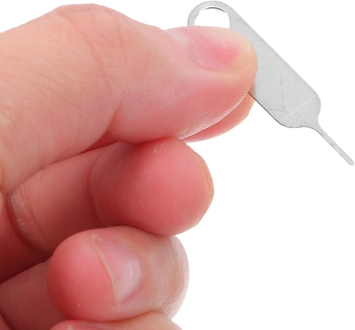 500pcs Set Sim Card Removal Tool Pin for Mobile Phones Stainless Steel Sim Ejector Pin with Hole Compatible with Phone