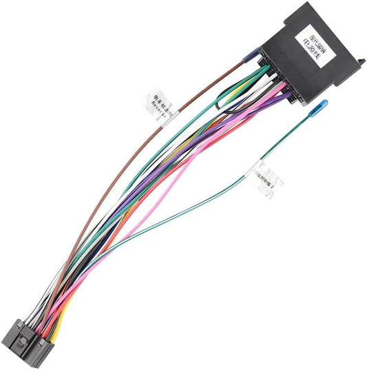 weevoo 16 Pin ISO Car Radio Stereo Wiring Harness Adapter Replacement for Hyundai Verna Accent Kia Android Car Radio