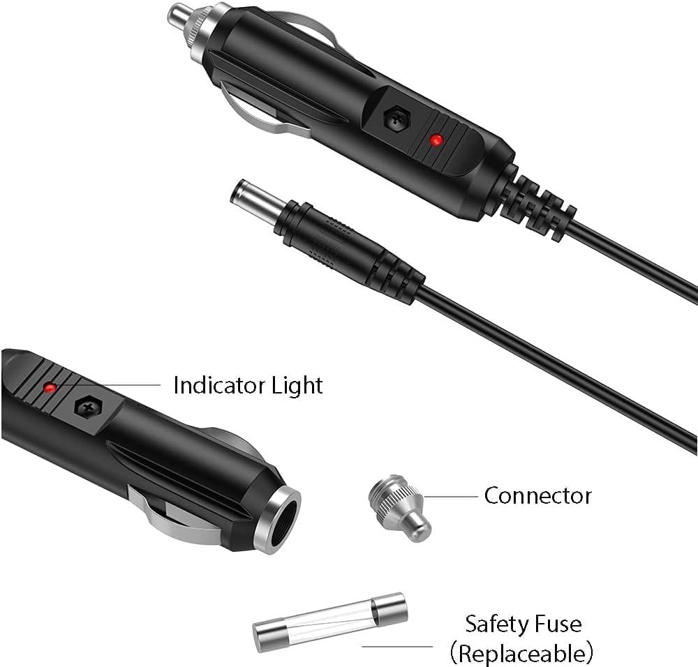 Xzrucst HDP200 1080P 80 Car DC Adapter for Mobile Pico Projector Portable Mini DLP LED Projector RGB Lumens Full Hd