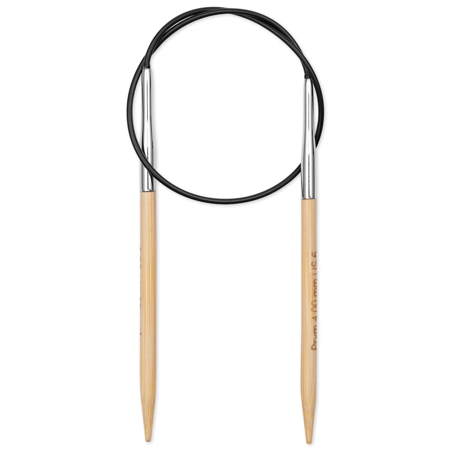 Prym 16" Circular Knitting Needles, Bamboo, US 6 (4mm)