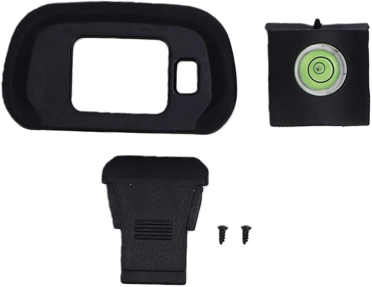 R7 Dpofirs AntiDust Hot Shoe Cover & Eyecup | Soft Silicone Viewfinder Cup with Bubble Level
