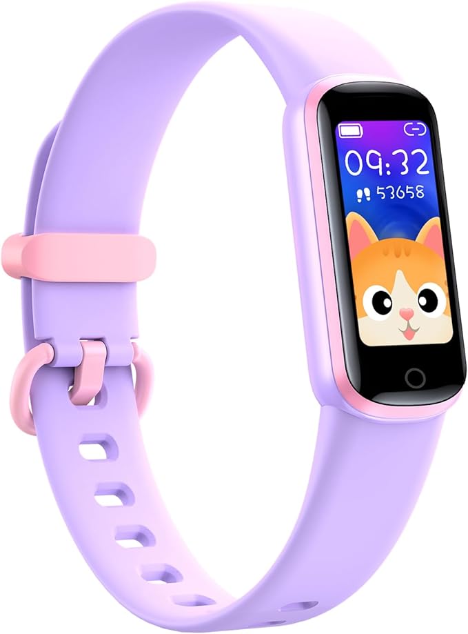 Kids Fitness Tracker,Fitness Watch Waterproof Activity Tracker with HeartRate and Sleep Monitor,Stopwatch,11 Sport Modes,Great Gifts for Girls Boys Kids Age 6-13 Years Olds