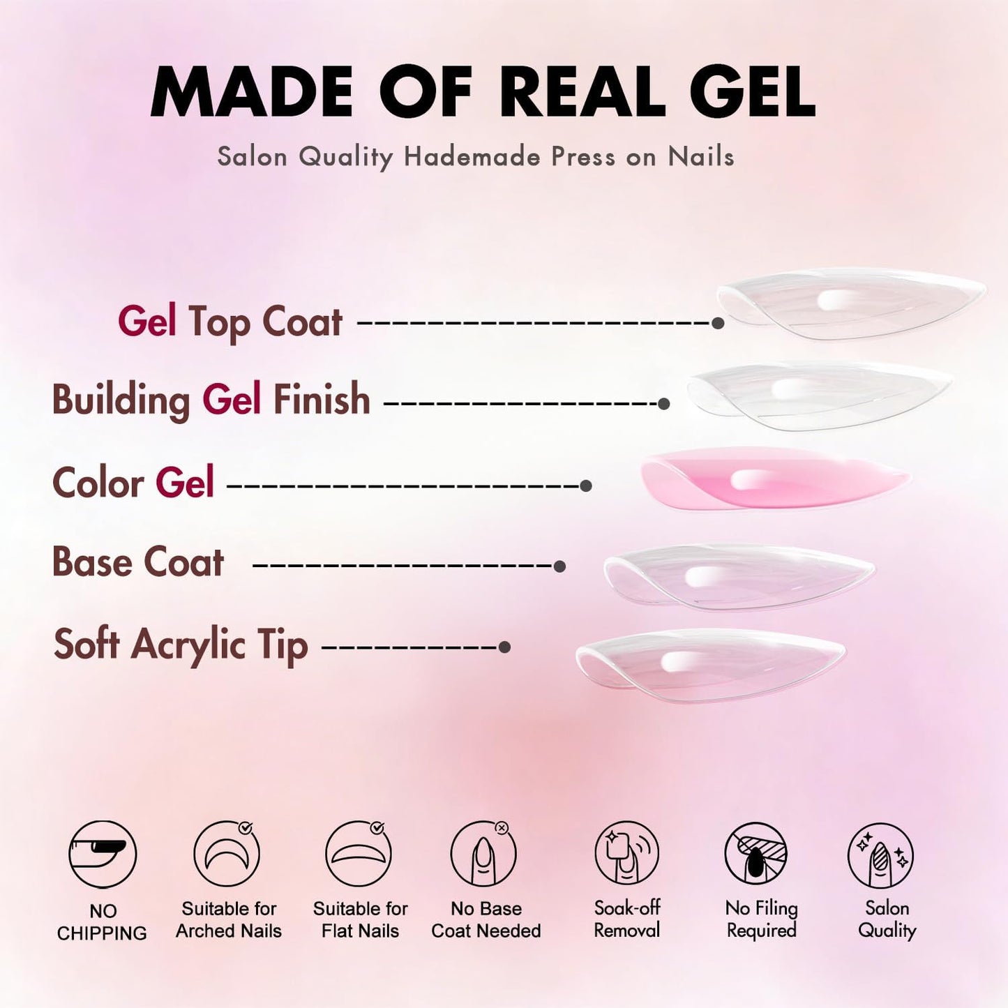 KQueenest Cat Eye Press On Nails Almond - Black Press On Nails Medium Stiletto, 30 Pcs 15 Sizes Glitter Fake Nails Press ons, Upgrade Thick Quality, Reusable Glue on Nail for Women Goth Party