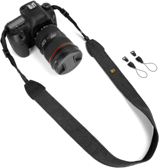 WANBY Camera Canvas Neck Shoulder Camera Strap with Quick Release Buckles Vintage Print Soft Colorful Camera Straps