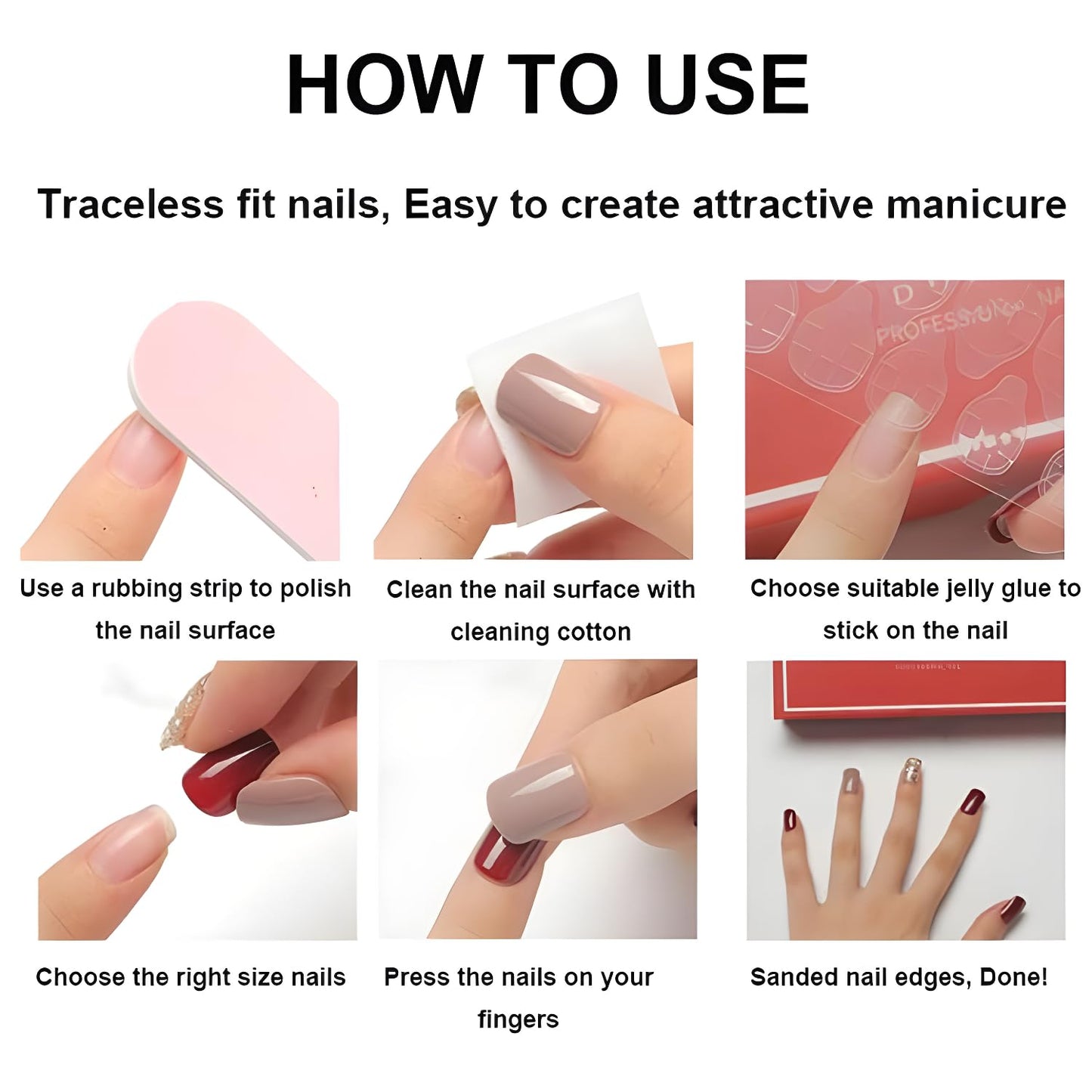 Black Press on Nails Short Almond Fake Nails Silver Bow Heart Nails Press Ons Star False Nails with Rhinestones Design Glossy Glue on Nail DIY Acrylic Stick on Nail for Women Decorations 24Pcs