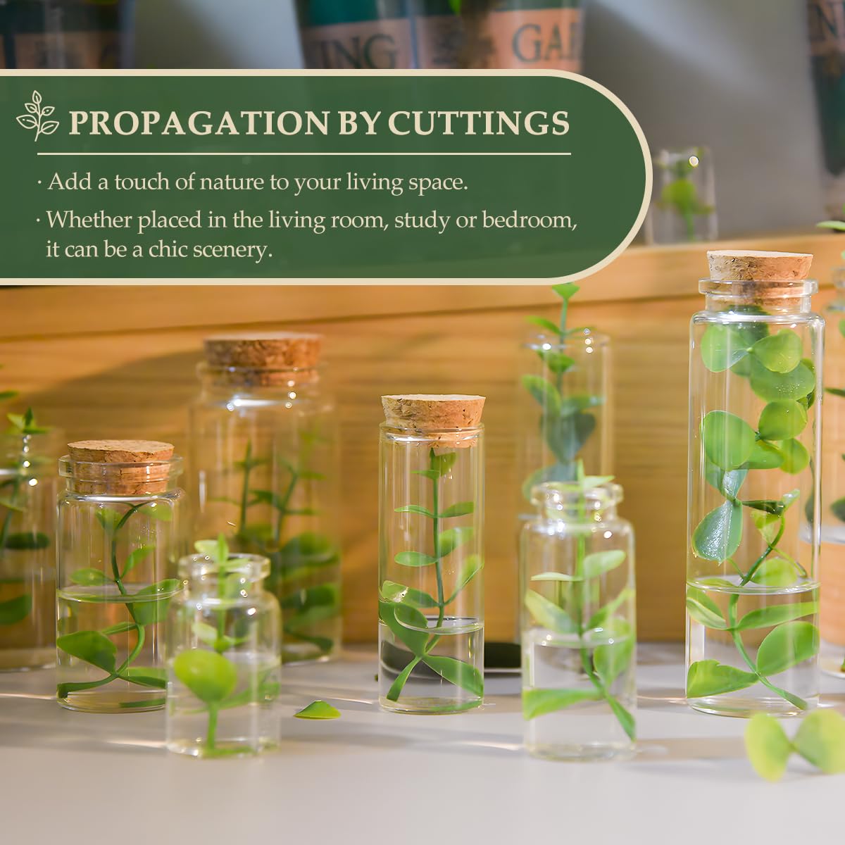 72-Pack 0.51 oz (15 ml) Glass Bottles & Test Tubes with Cork Stoppers – for Spell Jars, Spice Storage, DIY Favors, Travel Memories, Plant Propagation – Empty Recyclable Containers for Crafts, Kitchen