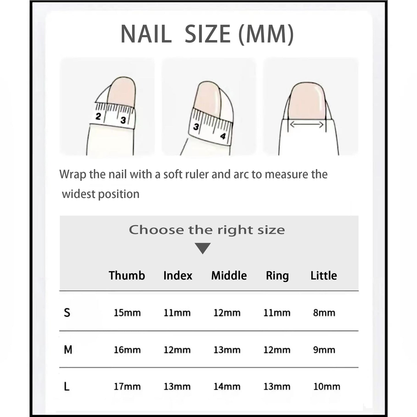 JIEADJIE Press On Nails (100% Handmade),Length Version,Handmade Painted Nail Art by Nail Technician,Luxury Party and Holiday Styles (Black Flash Silver, Medium)