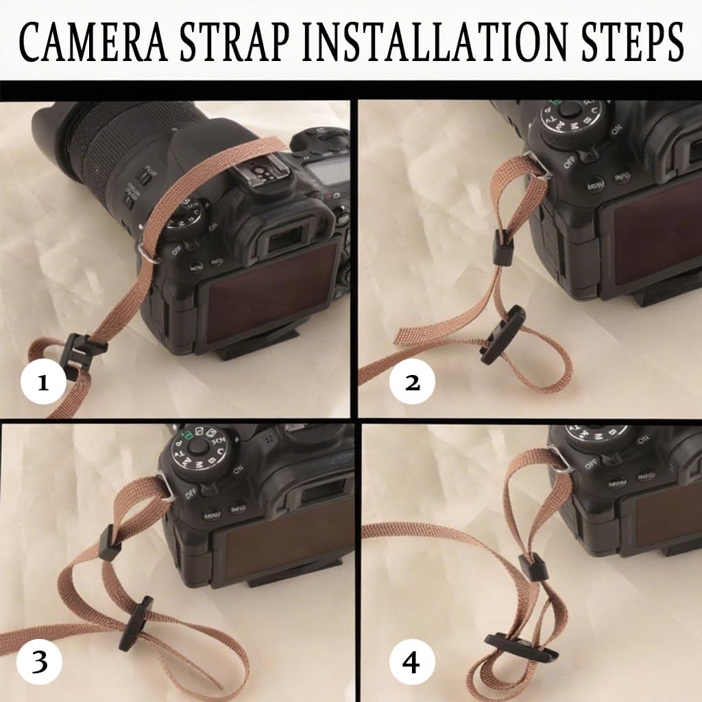 Handmade Vintage Leather Neck Strap for DSLR & Mirrorless Cameras - Adjustable and Stylish