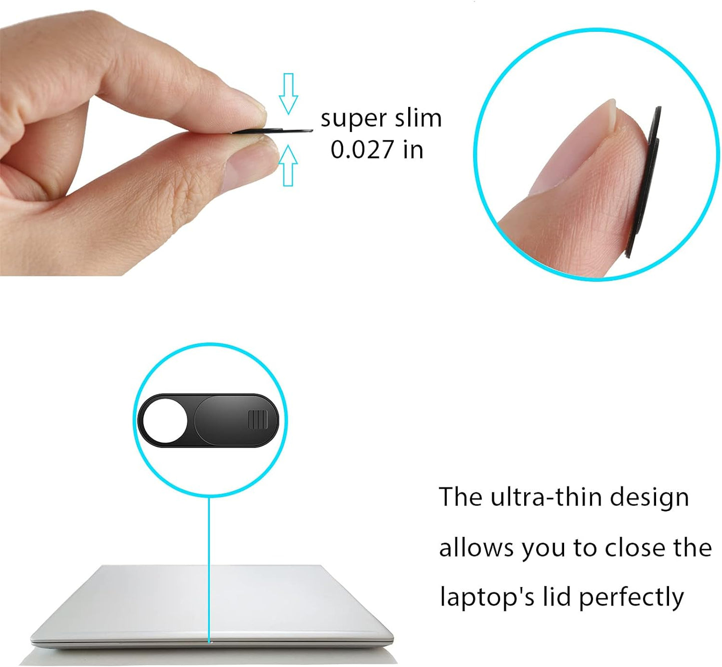 ZUCUCUC 14 Pack Webcam Cover Slide, Webcam Cover, Ultra-Thin Camera Cover for Laptop, Desktop, PC, MacBook, iPad