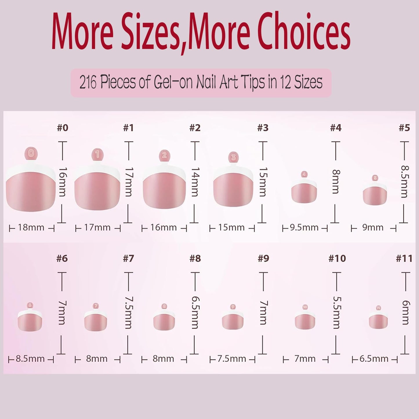 OPkssnails Press on Toenails Short,216Pcs Summer Pink Ombre Toenail Press Ons Square for Women,Soft Gel Toe Nail Tips, Light Weight & Fit Perfectly,Soak off Acrylic Fake Toe Nail Extensions 12 Sizes