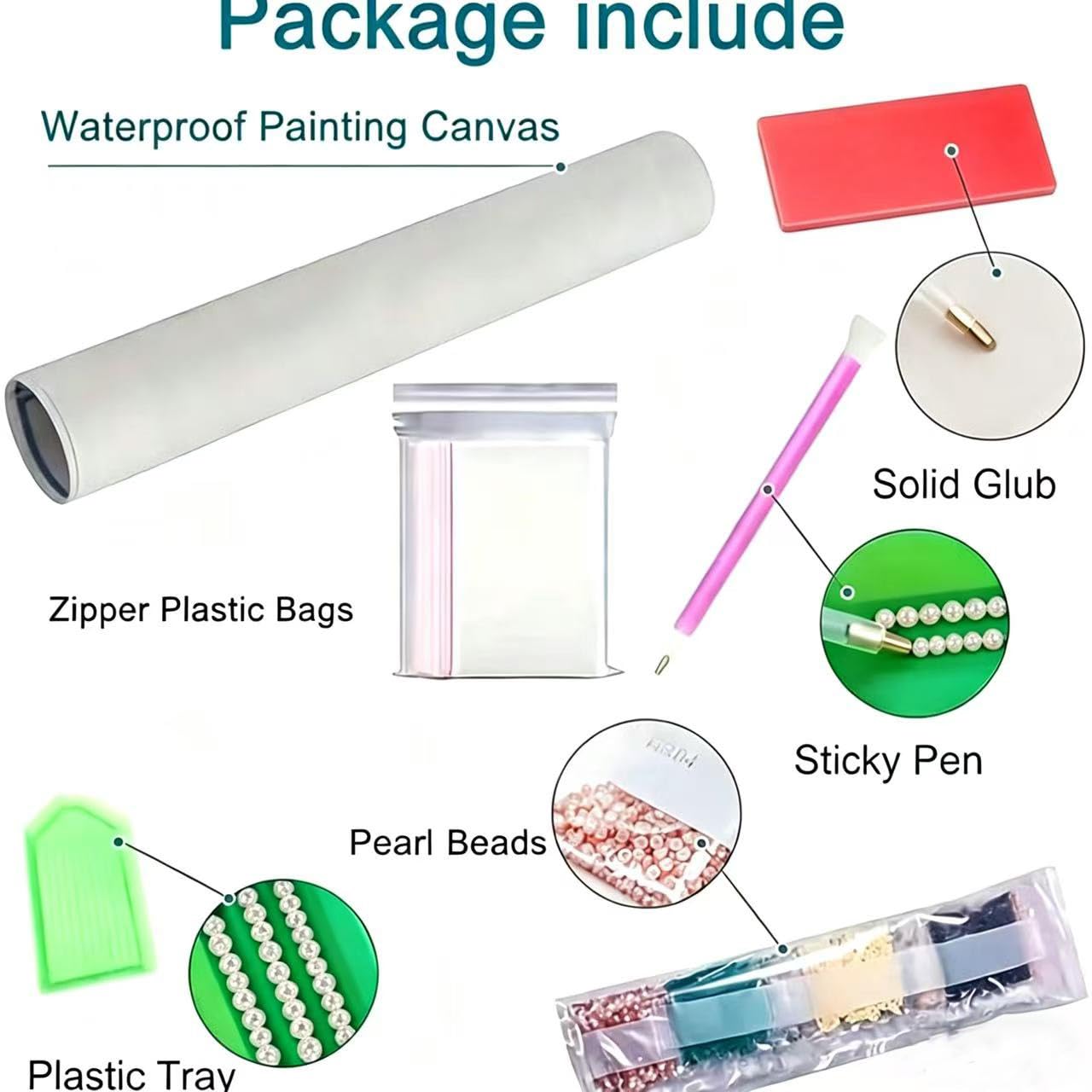 BSNRCH 5D Diamond Art Pearl Painting Kits for Adults,Special Shape Diamond Art Kits for Peacock, DIY 3D Plastic Pearl Painting Kit for Home Wall Decoration 12 × 16 inch