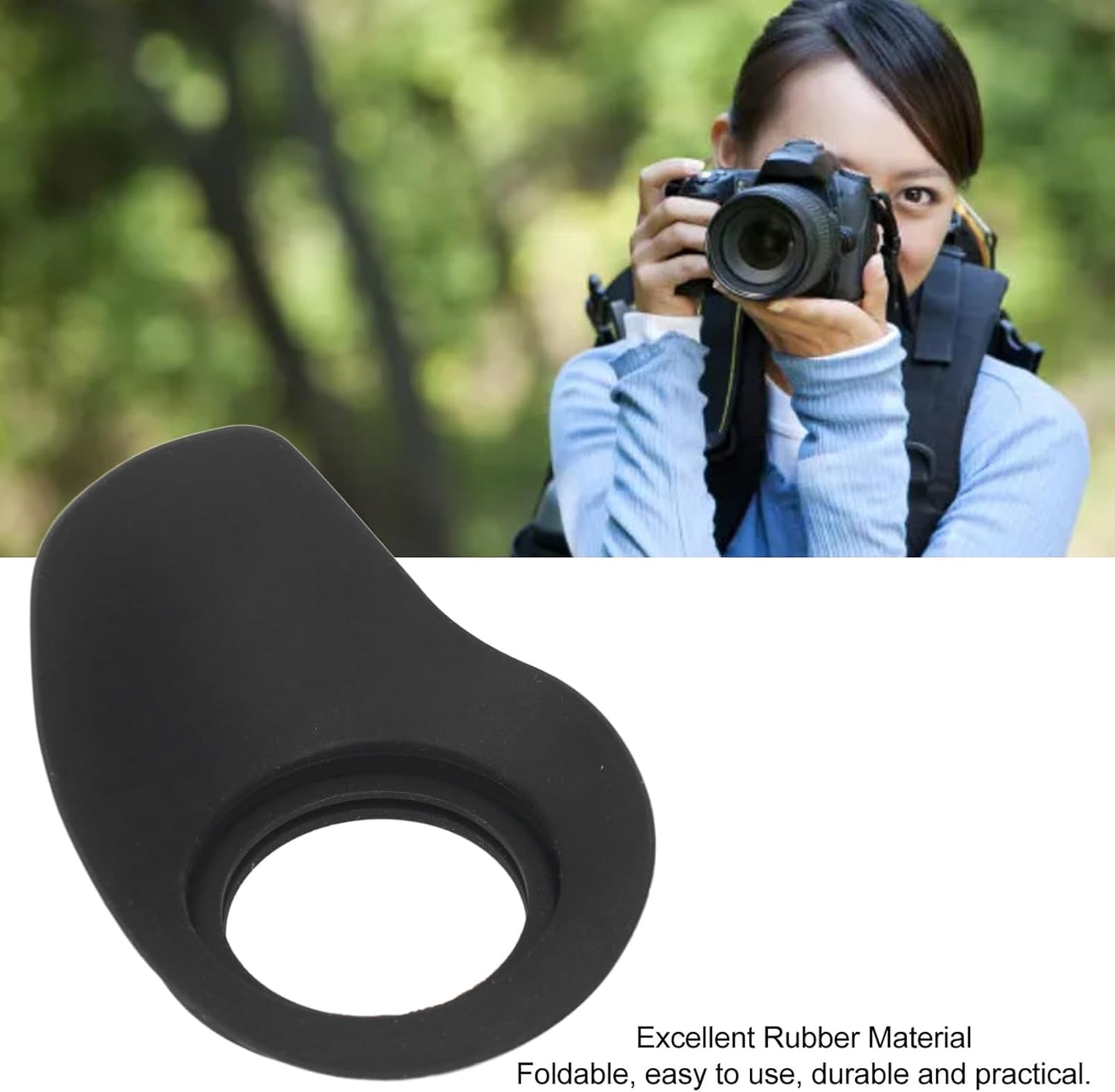 SD1000 MC1500 MC2500, Camera Viewfinder Eyecup Rubber Eyepiece for Durable and Comfortable - Wear Material, Easy