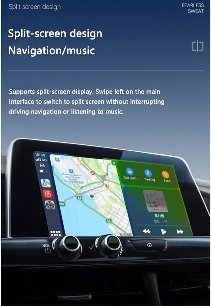 MZYLW 2017 2018 2019 2020 2021 2022 2023 2024 2-in-1 Car Wireless CarPlay Adapter for Nissan Murano Support Apple