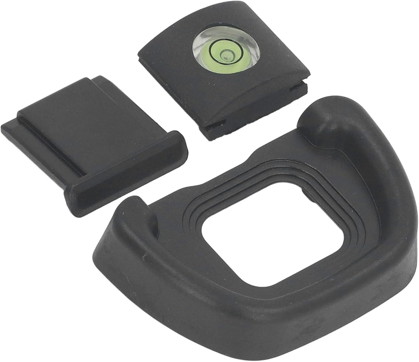 DK-31 Gugxiom Eyepiece Eyecup with Leveler and Hot Shoe Cover, ABS Viewfinder Eye Cup Replacement for DSLR Camera