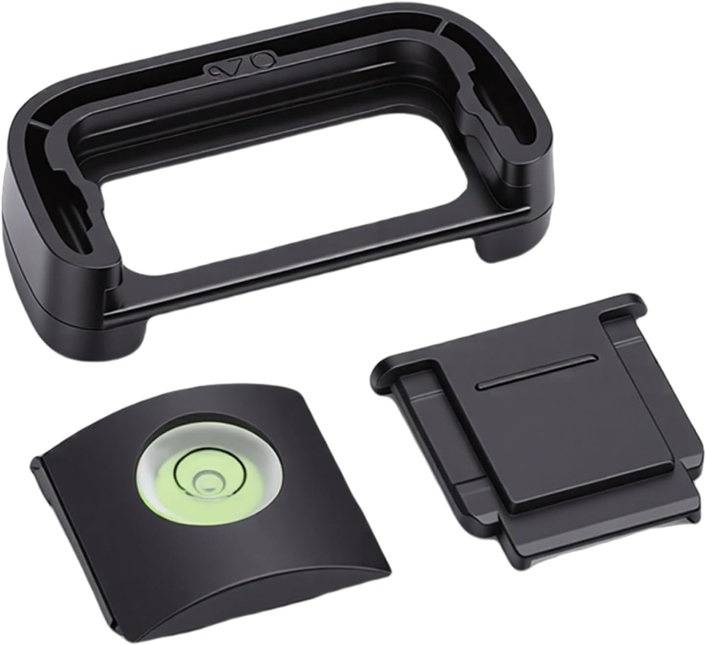 Yobadam A7C Camera Eyecup Viewfinder Eyepiece, Hot Shoe Cover Protector Cap, Bubble Spirit Level Cap with Soft Silicone