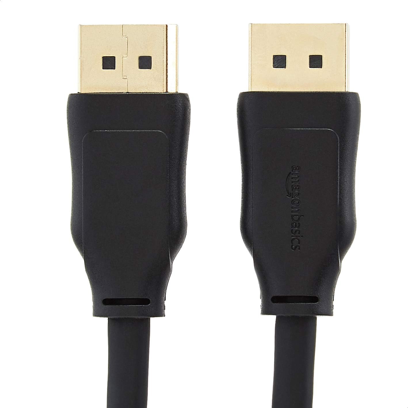 1.4 32.4Gbps 8K@60Hz, 4K@120Hz, 3D, HBR3 6 Amazon Basics DisplayPort Cable, High-Speed, Dynamic HDR and Gold-Plated