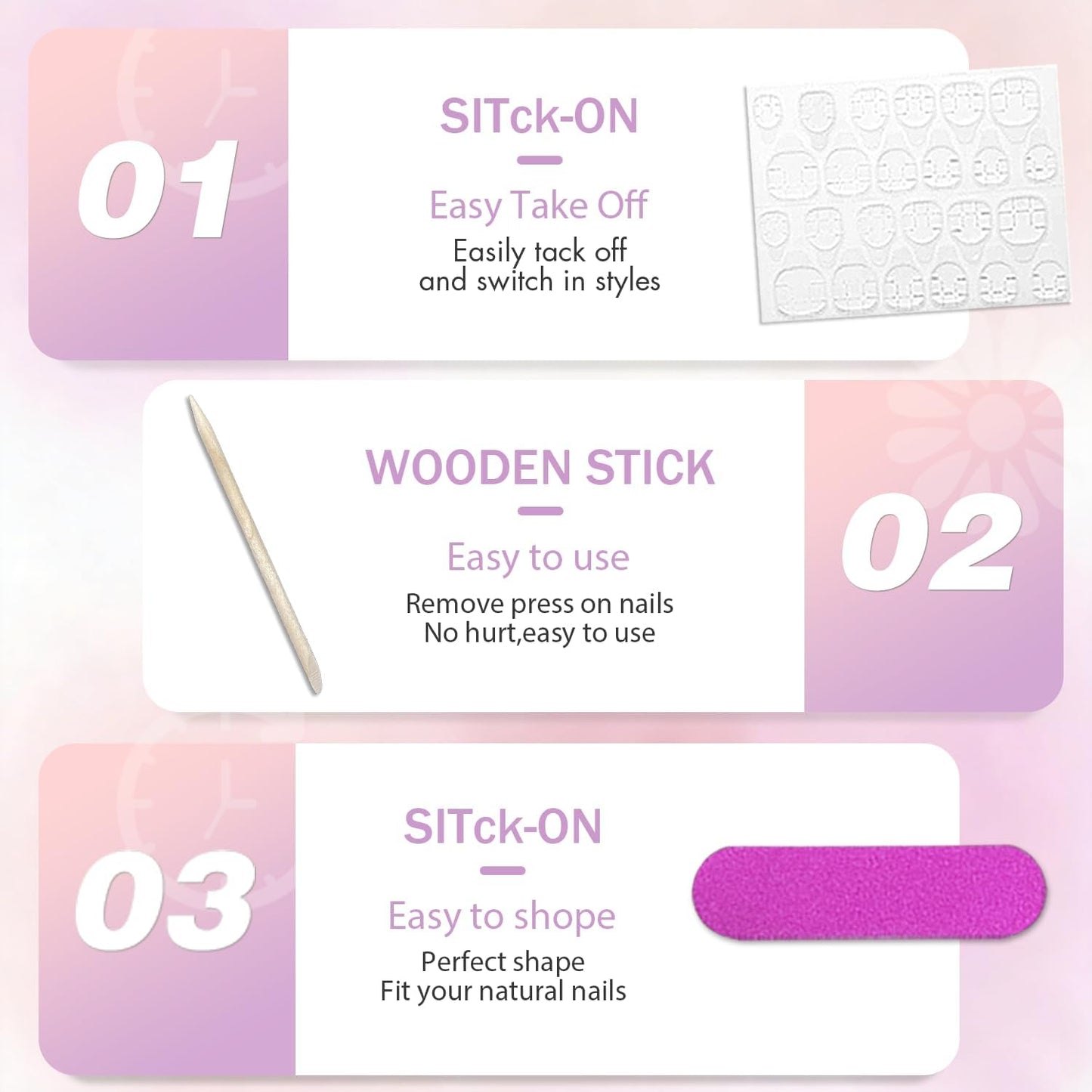KQueenest Cat Eye Press On Nails Short - Midnight Blue Press On Nails Square, 30 Pcs 15 Sizes Sparkly Glitter Fake Nails Press ons, Thick Quality, Reusable Small Glue on Nail for Women Summer