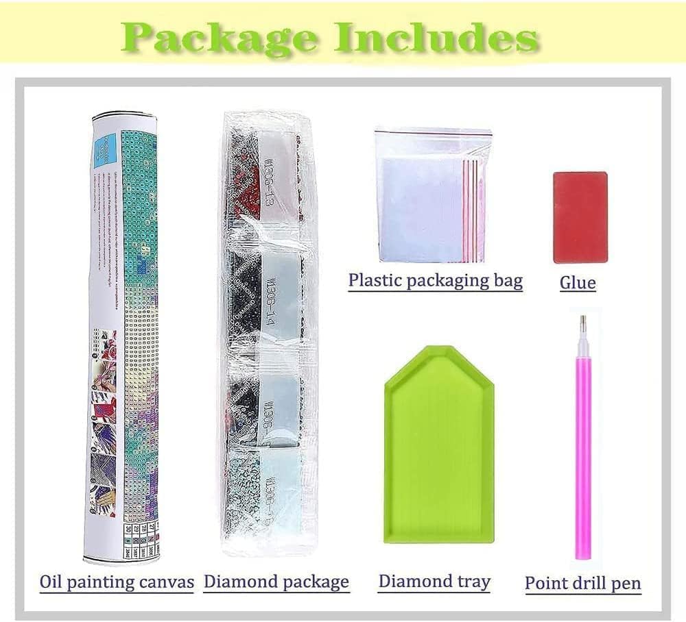 4 Pack Book Flower Diamond Art Kits for Adults Beginners,Full Round Drill DIY Diamond Painting Kits,Paint by Diamonds Dot Gem Art Crystal Easy,Home Wall Decor 12X16Inch