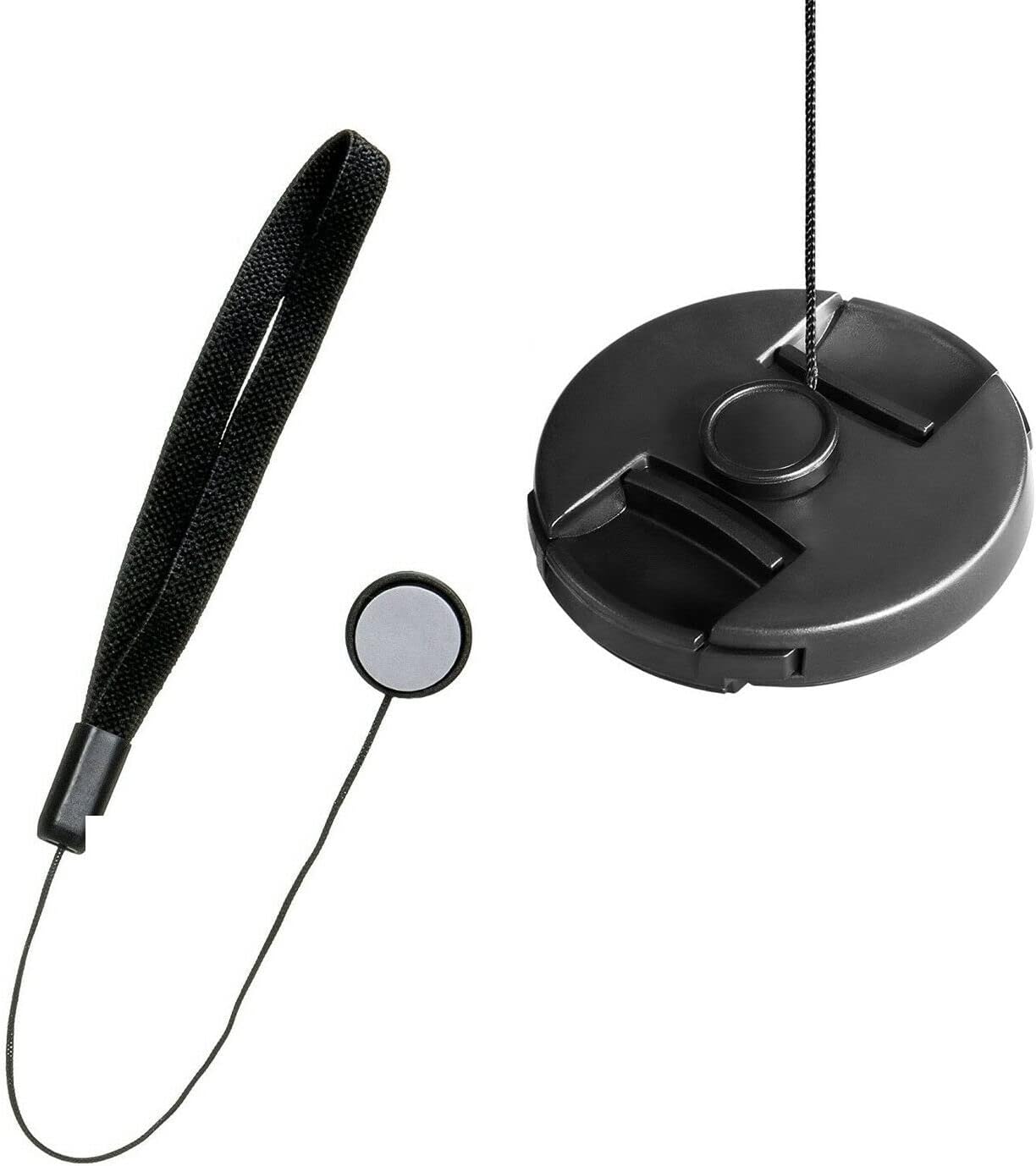 Digital Nc Pinch (58mm) a99 Lens Cap Center + Lens Cap Holder + Microfiber Cleaning Cloth. Compatible with Sony Alpha