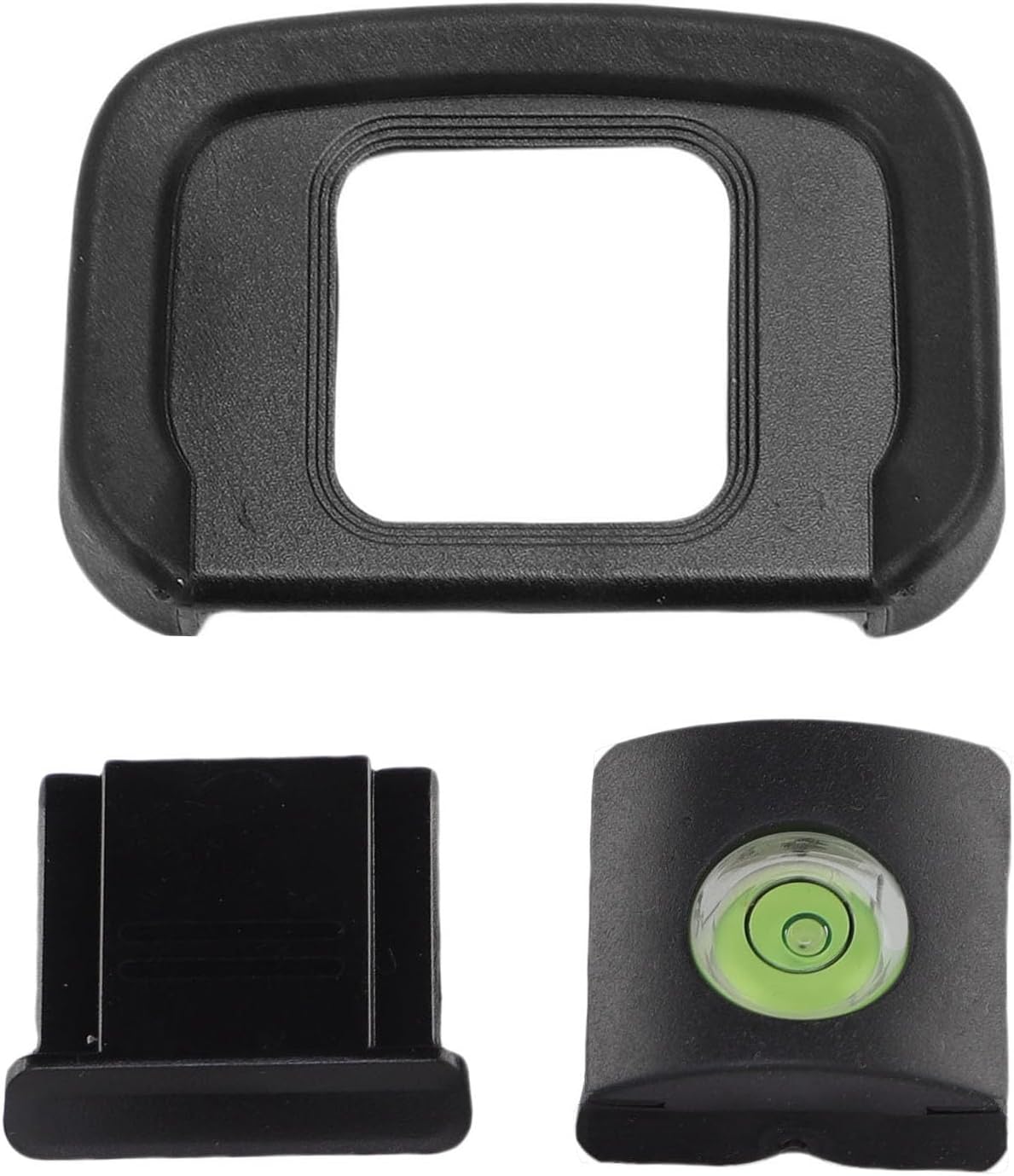 3 1 Set, Z50 Jonlaki in Eyecup Hot Shoe Cover Bubble Level Soft ABS Silicone Viewfinder Eye Cup with Light Blocking