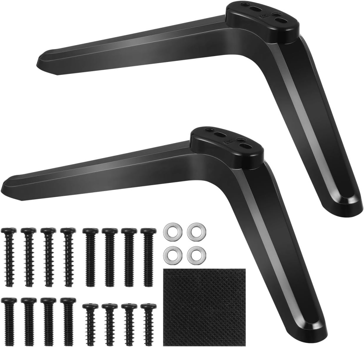 2pcs 32-55 Inch DOITOOL TV Stand Legs Table TV Legs Replacement Plastic Television Feet for TVs, Including Screws